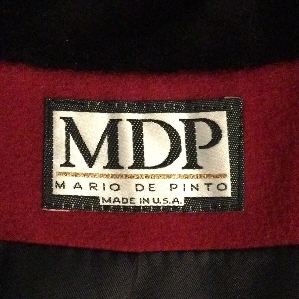 MDP 🍒 Red Wool Dress Coat - Picture 14 of 16